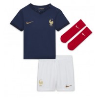 Dres Francuska Karim Benzema #19 Domaci za djecu SP 2022 Kratak Rukav (+ kratke hlače)